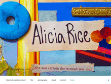 Tablet Screenshot of alicialrice.com